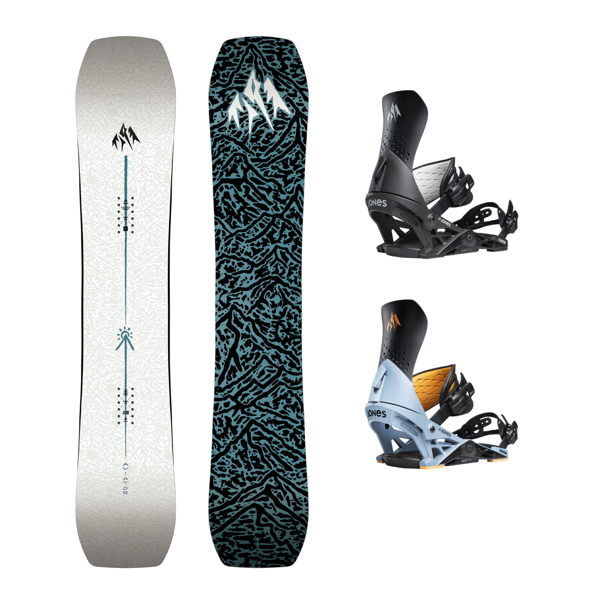Jones Aviator 2.0 Snowboard + Jones Orion Binding Package 2026