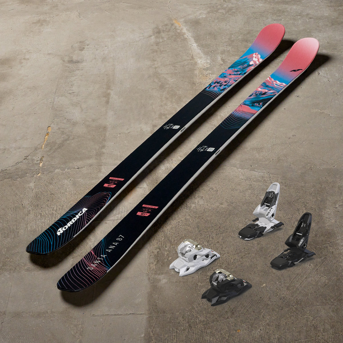 Nordica Santa Ana 87 Skis w/ Marker Squire 11 Bindings 2027