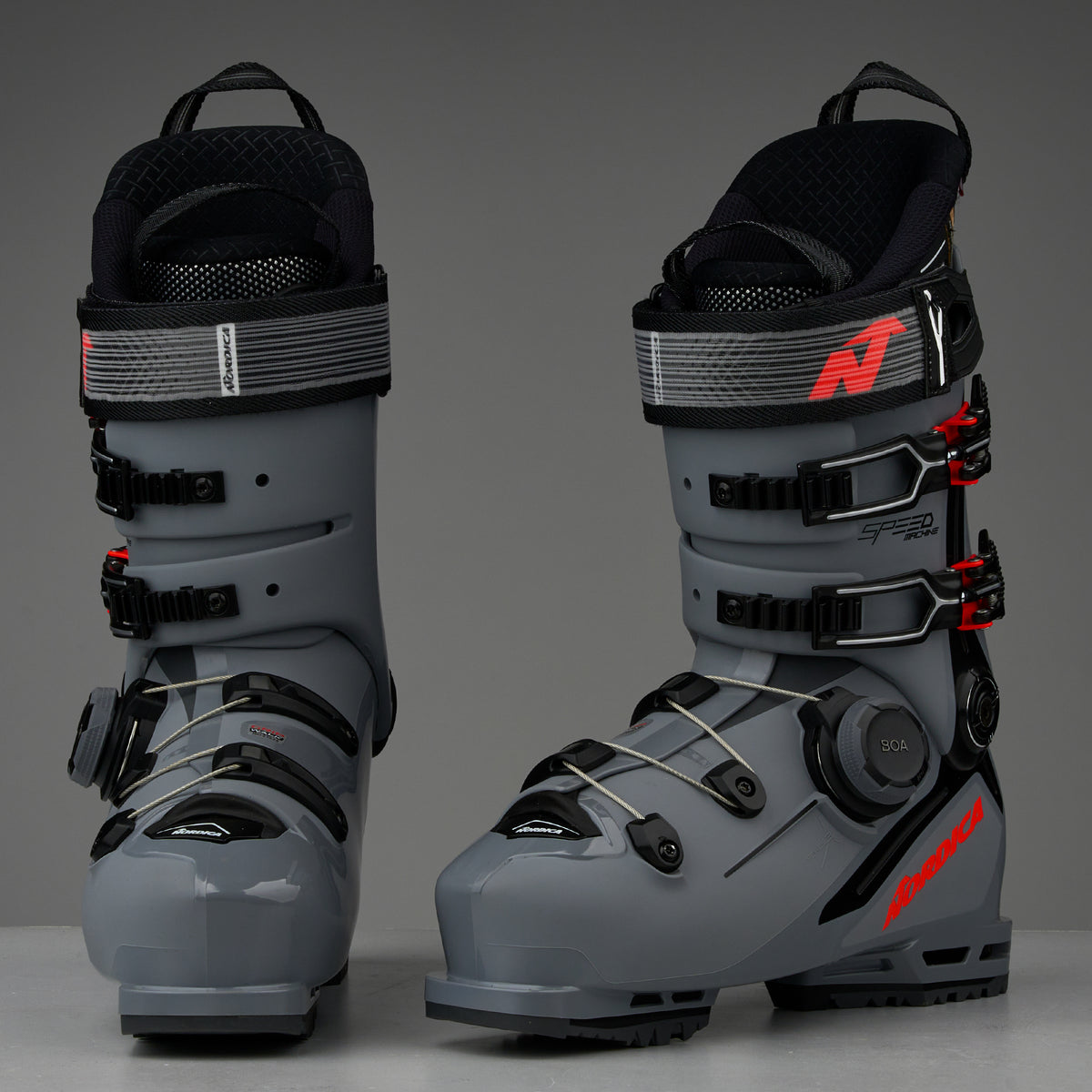 nordica vs salomon ski boots Speedmachine 85 W 2024 First Stop Board Barn day comfort Nordica Salomon Boot Fitting Nordica