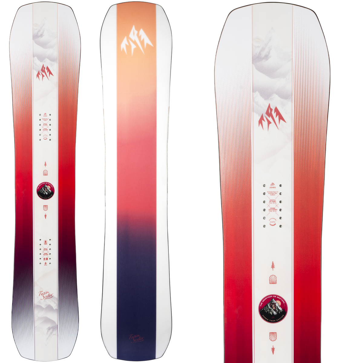 Jones Twin Sister Snowboard 2027 // Women's – THE SKI MONSTER Jones Twin Sister Snowboard 2027 // Women's – THE SKI MONSTER