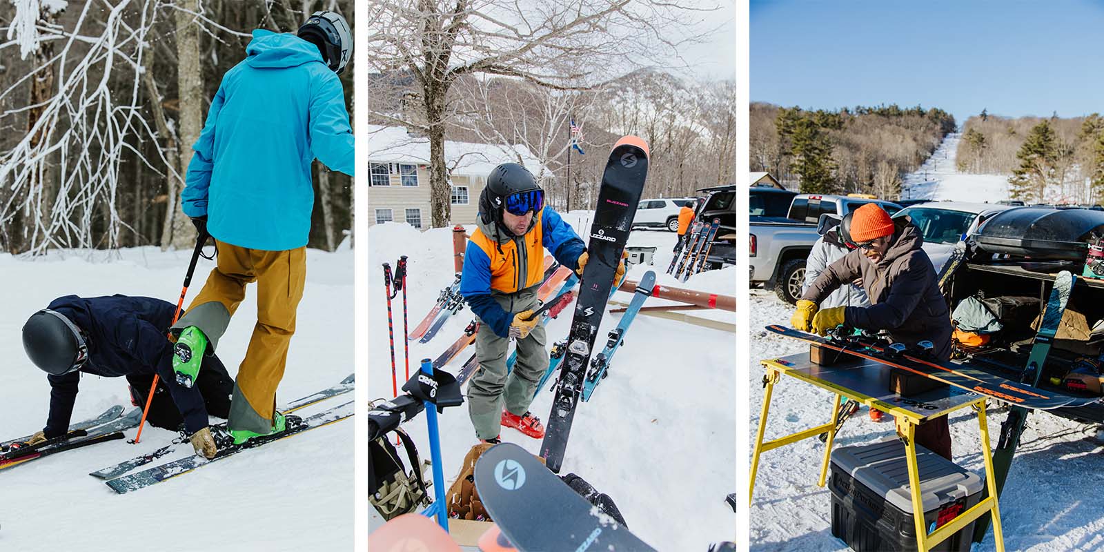 Skiing, skis, ski test, adjusting, bindings, TSM The Ski Monster, winter, snow