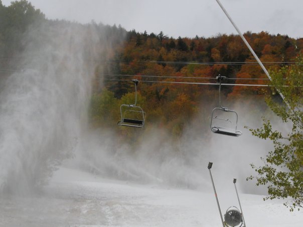 October Snowmaking Sunday River