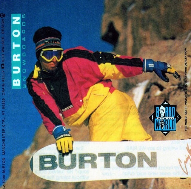 Burton Snowboards Grab 90's Throwback
