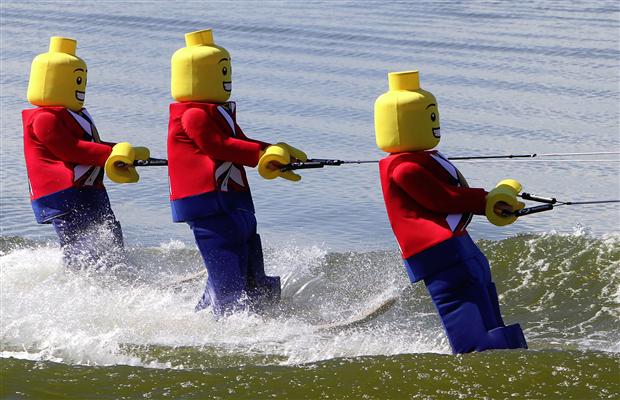 Waterskiing Legos