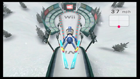 Wii Skiing Video Game Fail