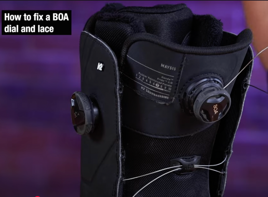 How to Fix a Boa Dial and Lace on Your Snowboard Boots