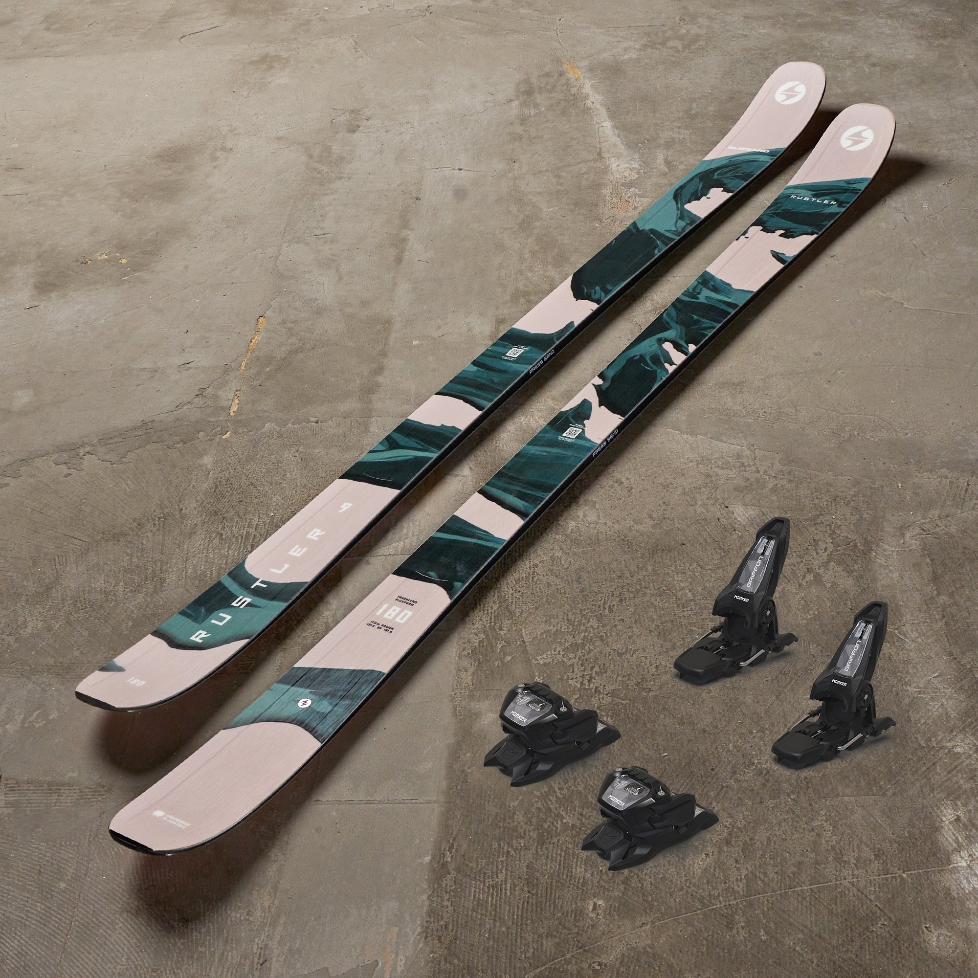 Blizzard Rustler 9 Skis w/ Marker Griffon 13 Bindings 2027 – THE