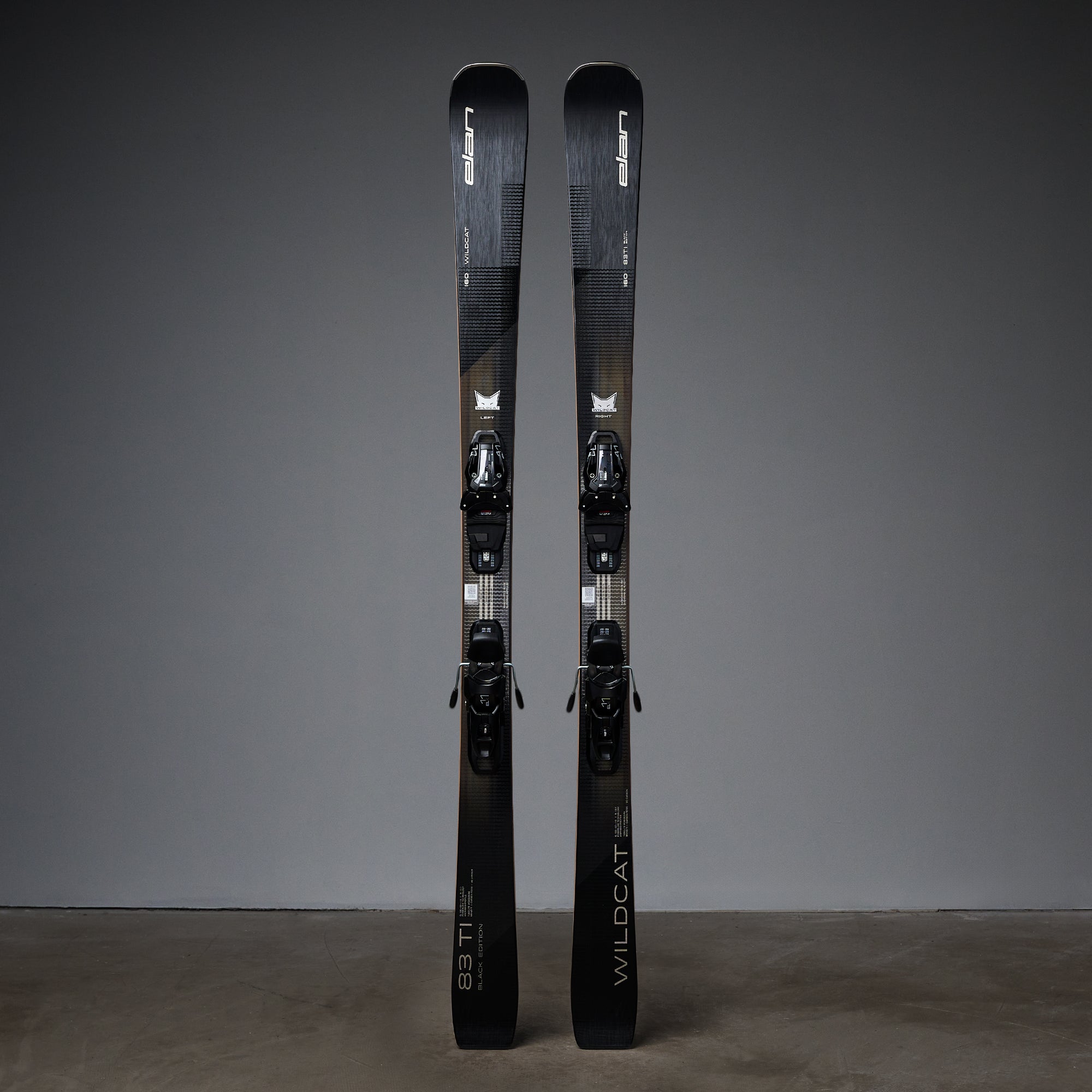スキー ELAN 140 cm Ski with Bidings and Poles Elan Wildcat 83 Black Edition Skis 2027 // Women's – THE SKI MONSTER