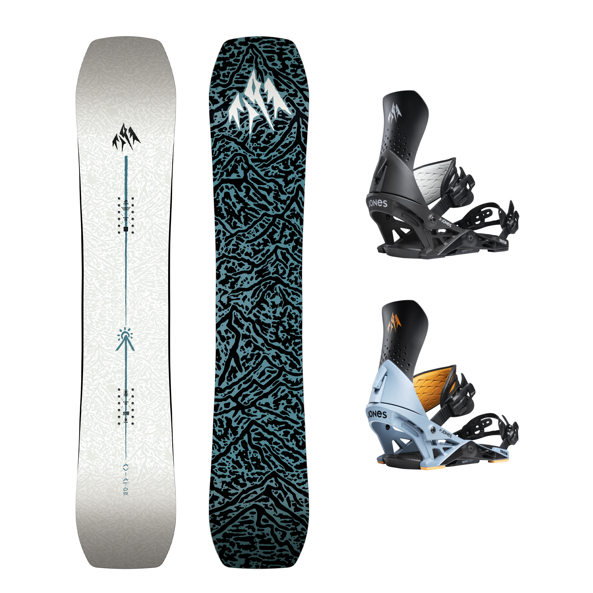 Jones Aviator 2.0 Snowboard + Jones Orion Binding Package 2026