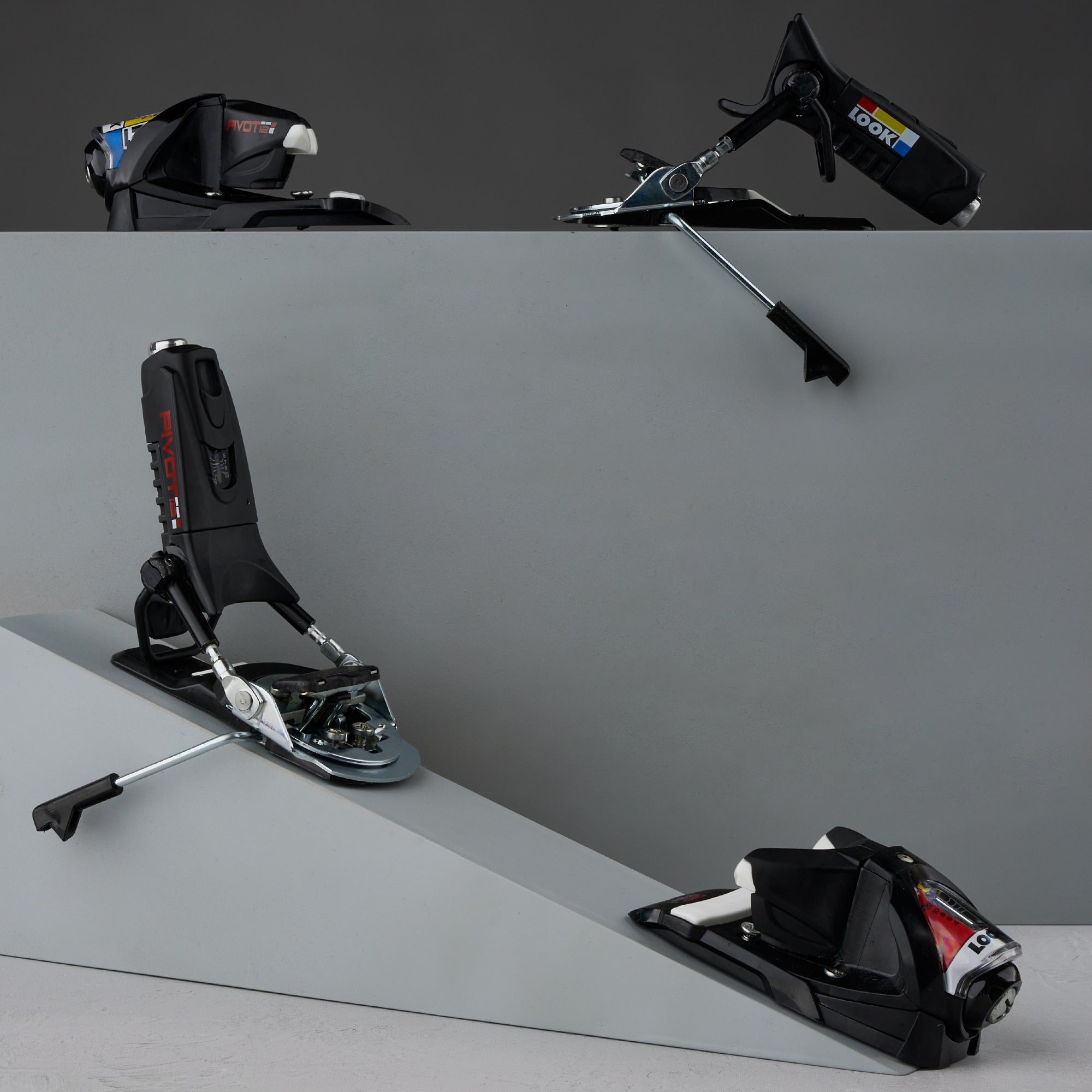 LOOK PIVOT 12 シルバー/ブラック ビンディング Look Pivot 12 Ski Binding · J skis • Limited Edition skis