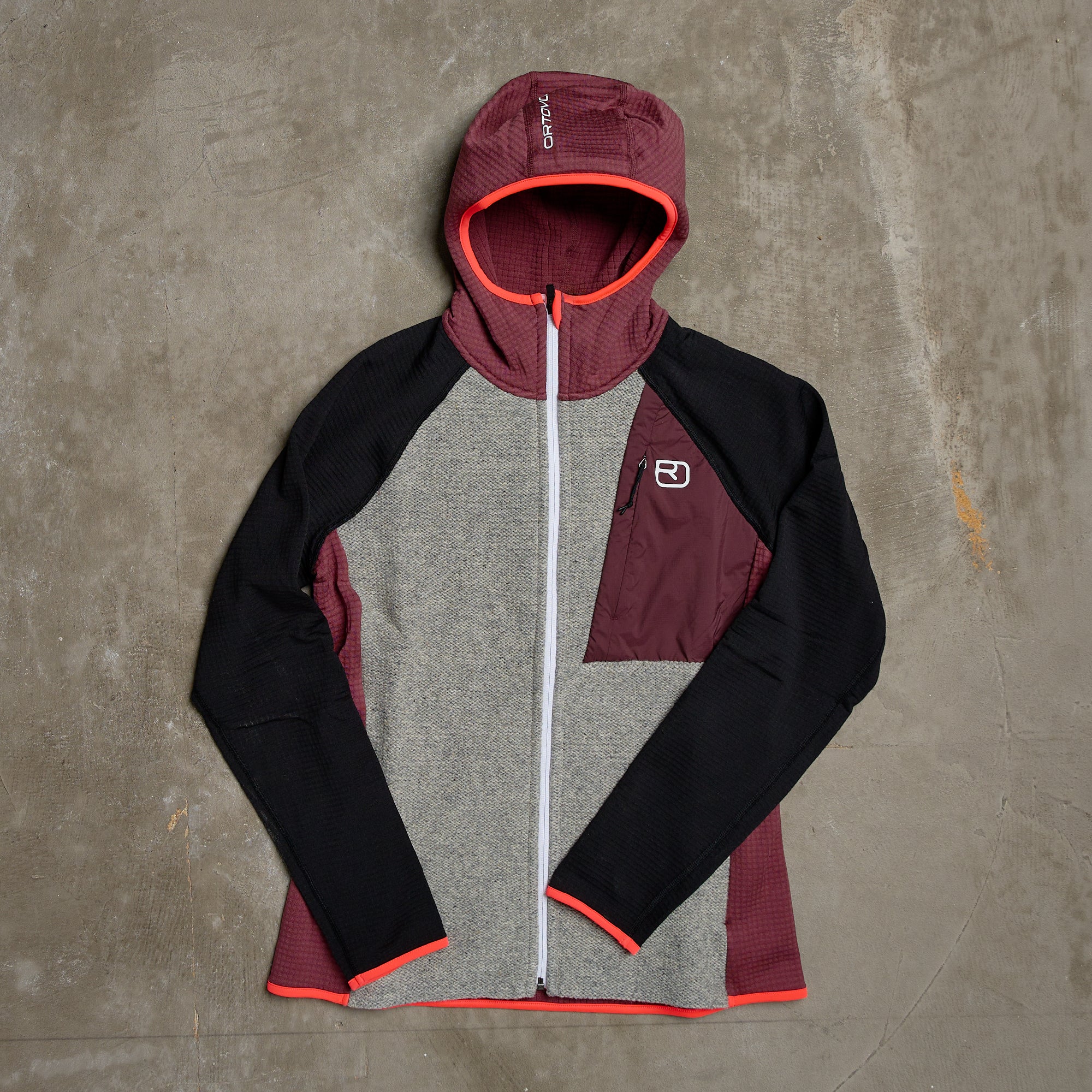 Merino Wool Ortovox Fleece Plus Hoody W Ortovox Fleece Grid Plus