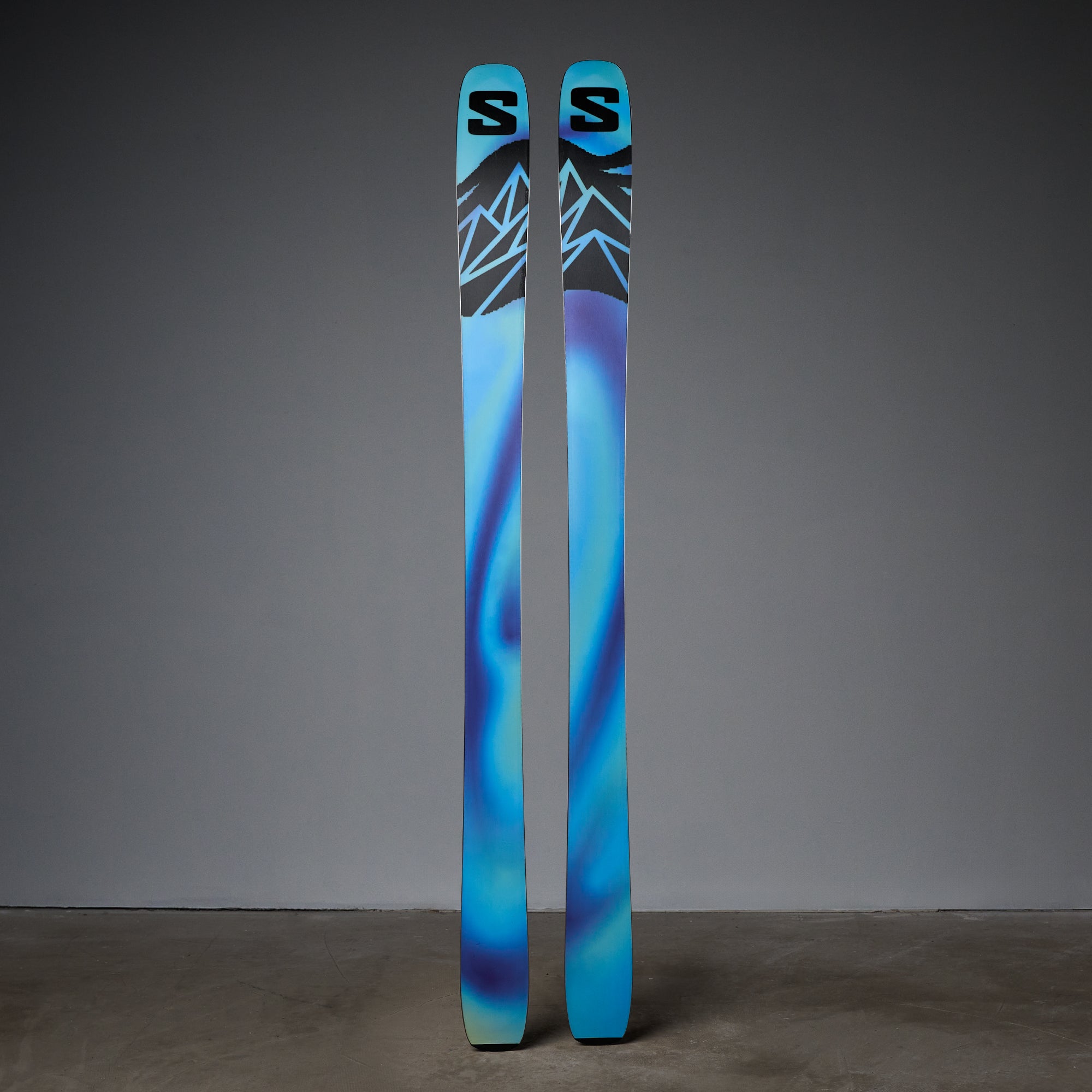 2018 salomon qst skis 100 Iceberg Green 2026 180 The ski arcs a cleaner Salomon N QST 100 Skis