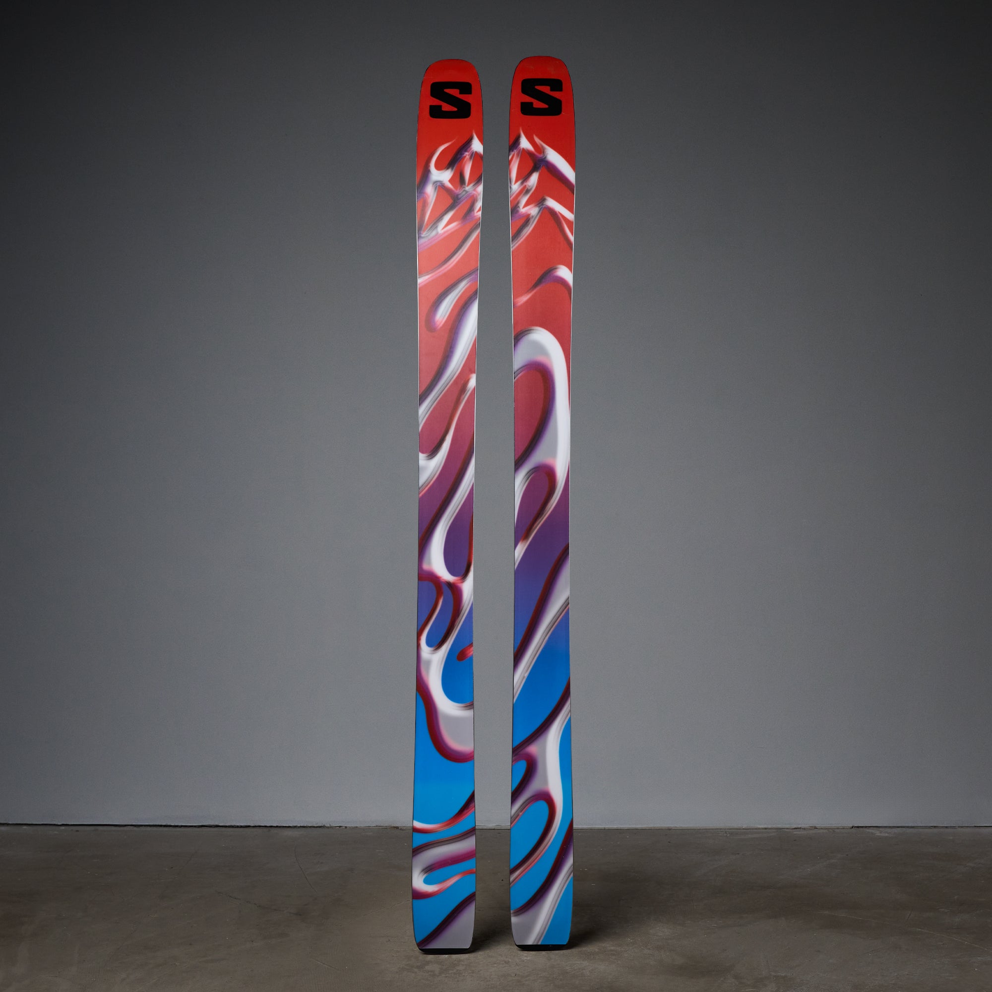 red and white salomon skis Salomon S/Lab QST Blank Skis 2026 – THE SKI MONSTER
