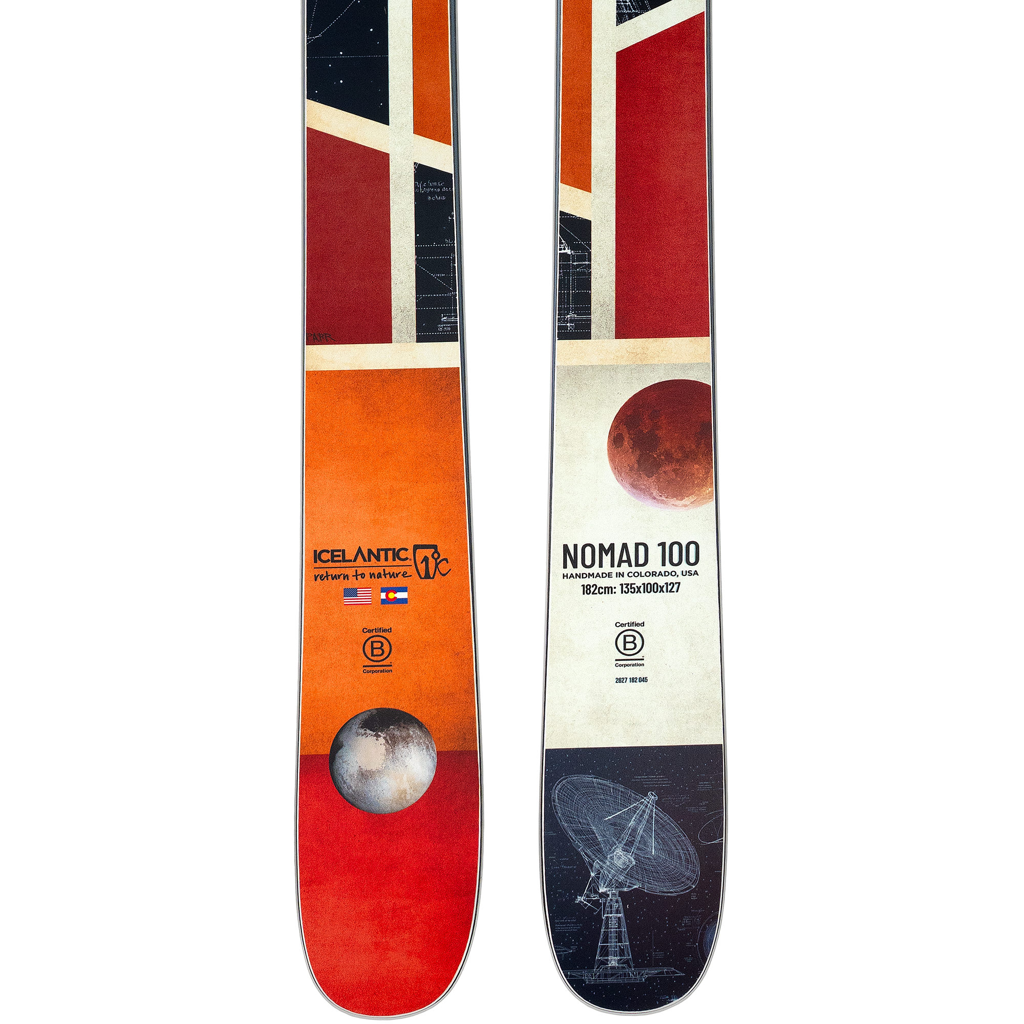スキー ICELANTIC Natural 101 ATK FR14 POMOCA 21/22 Natural 101