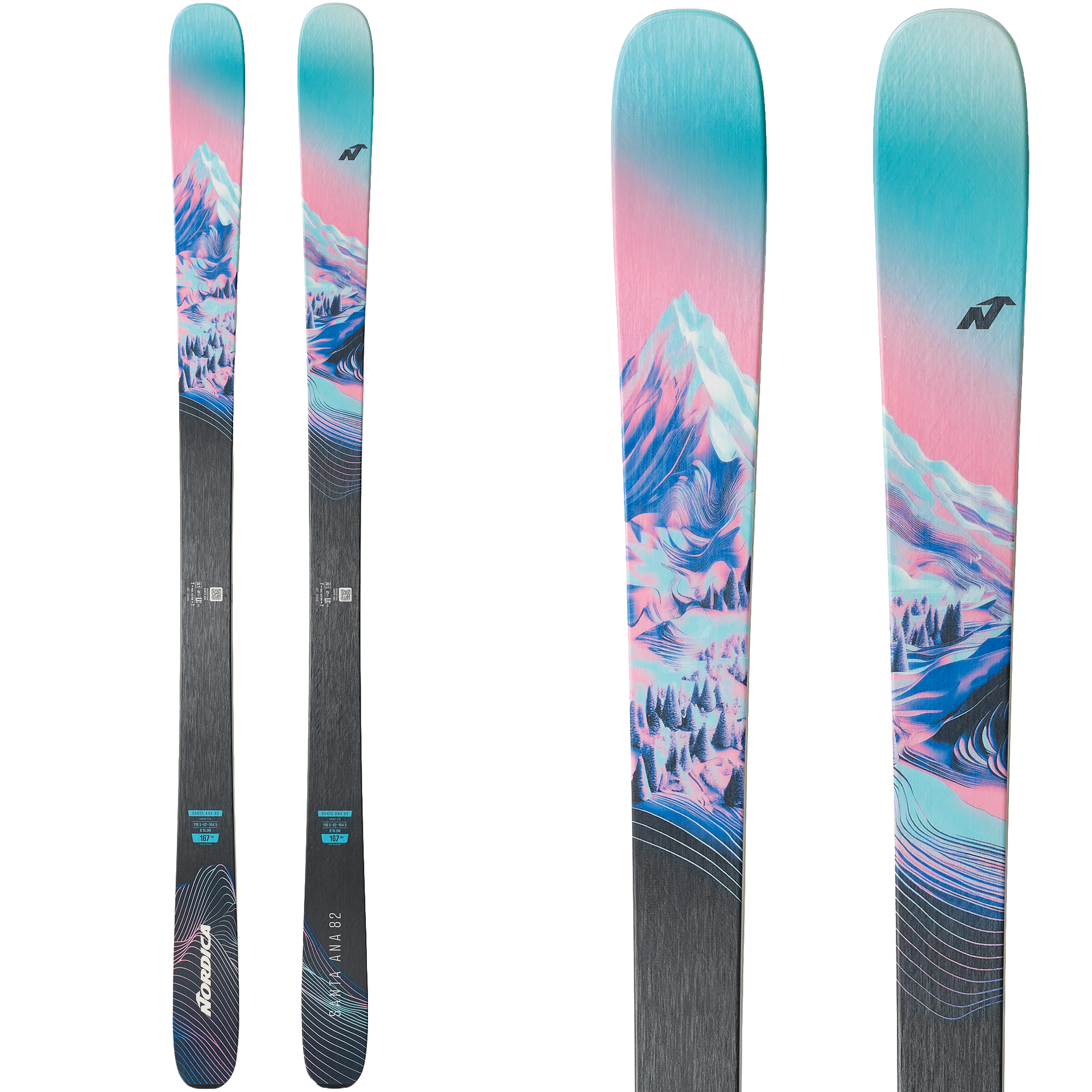 Nordica Santa Ana 82 Skis 2027 // Women's – THE SKI MONSTER Nordica Santa Ana 82 Skis 2027 // Women's – THE SKI MONSTER