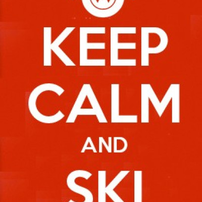 Keep Calm and Ski On