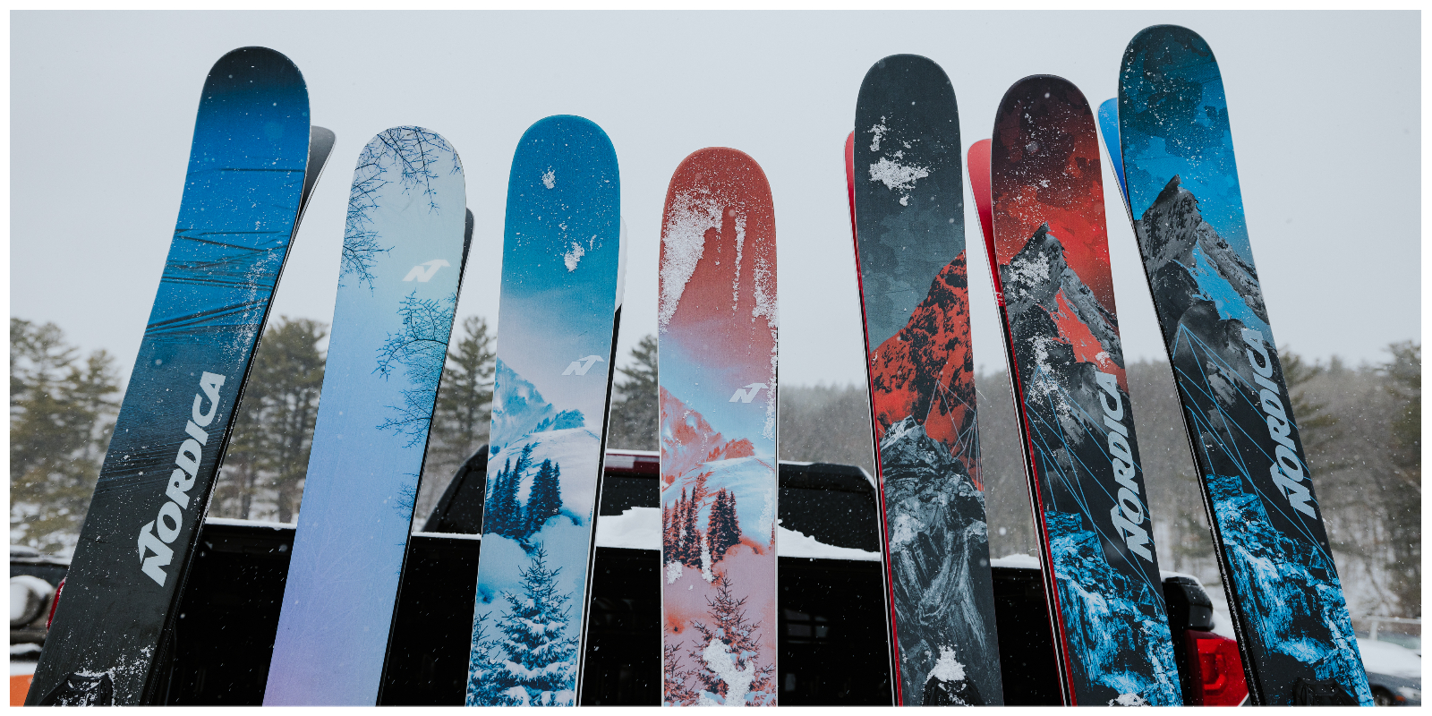 Skiing, ski test, skis, ski demo, winter, snow, snowboard, snowboarding, Burton, Nordica, Nordica Enforcer, Nordica Unleashed, Burton Step On, Nordica Santa Ana