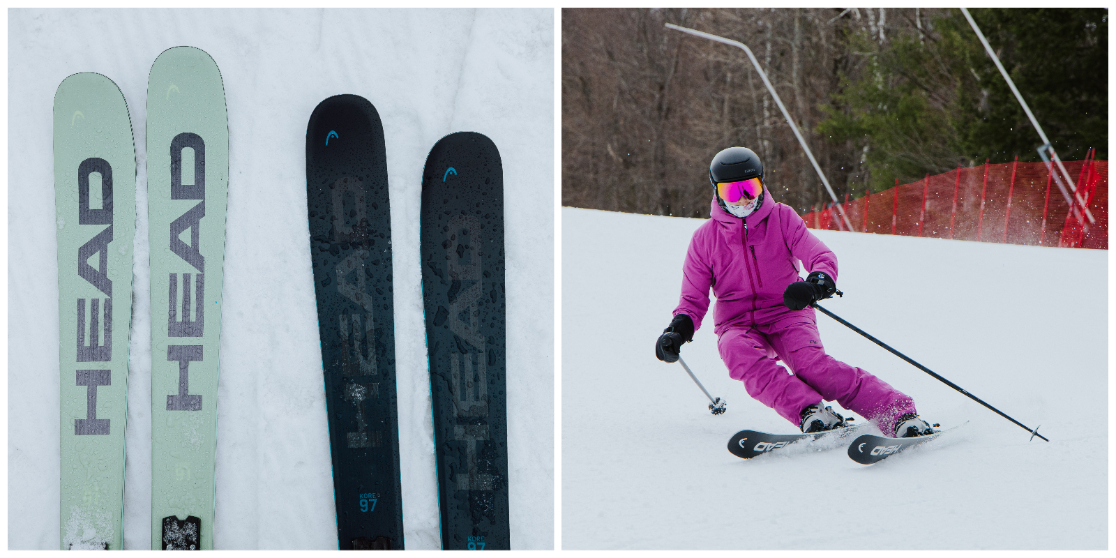 Skiing, ski test, skis, winter, snow, mountains, Sunapee Mountain, New Hampshire, FW, Strafe, Flylow, Orage, Anon, Giro, Smith, Head Kore, Head skis