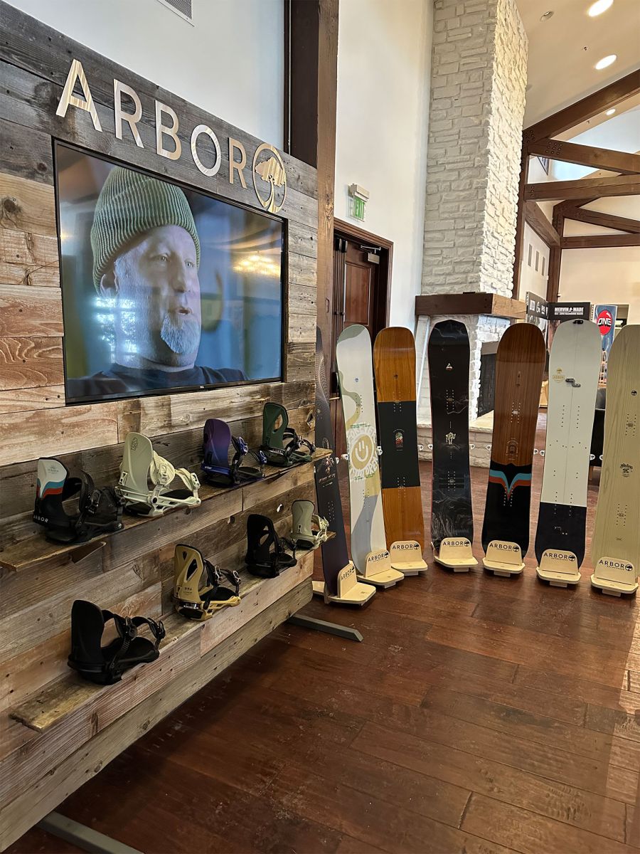 Arbor Snowboards Interlude Booth 2024