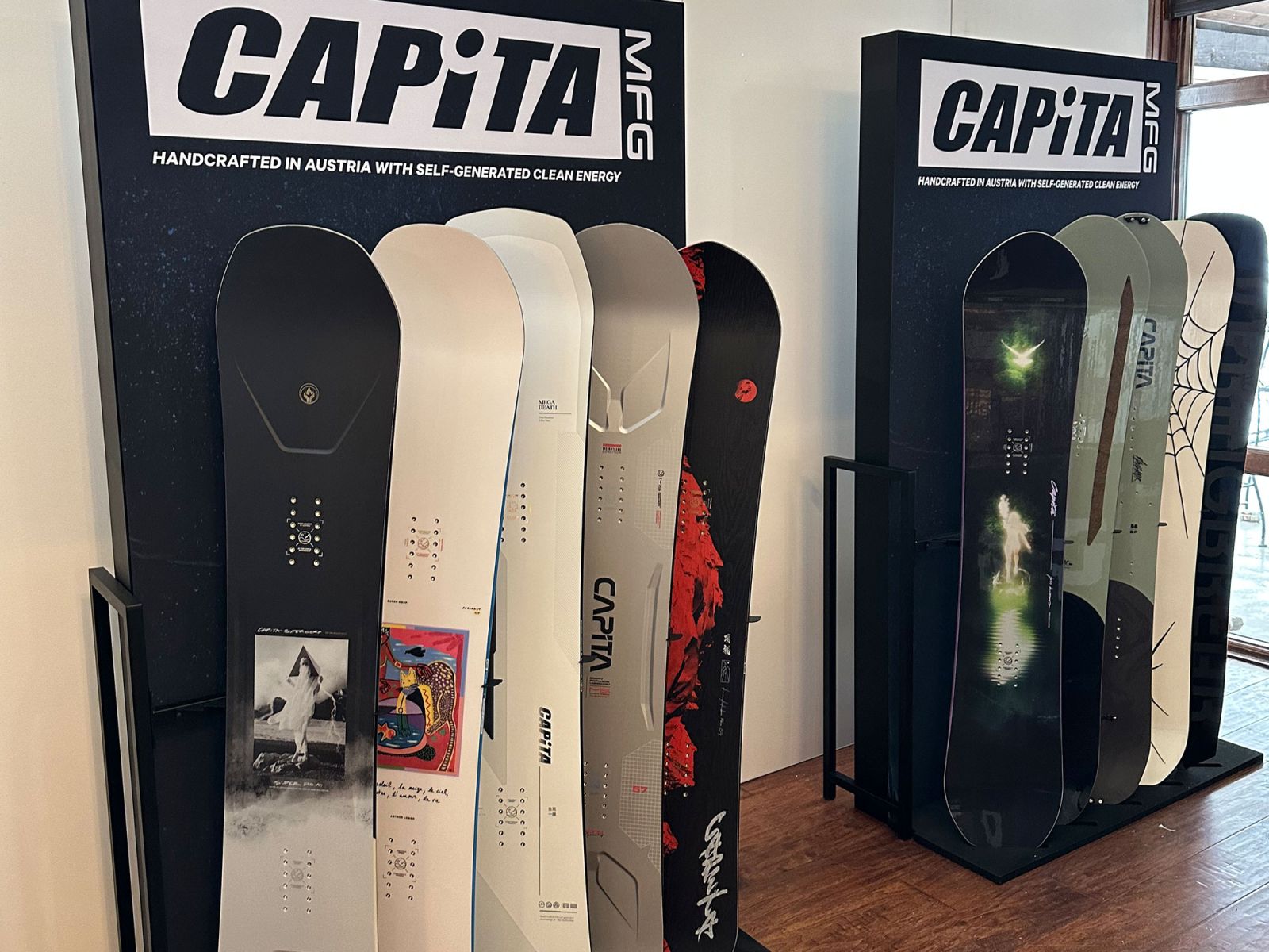 Capita Snowboards Interlude Booth 2024