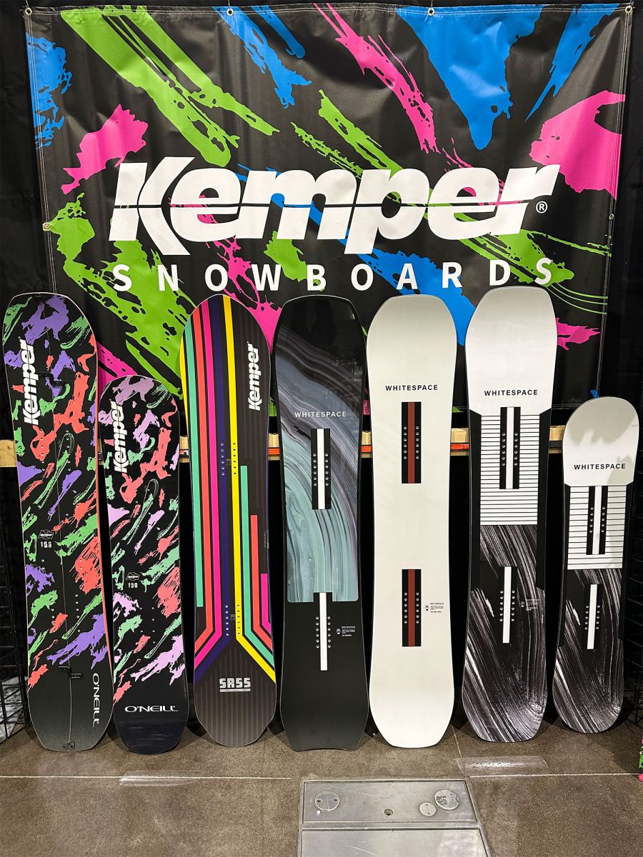 Kemper Snowboards Providence Booth 2024