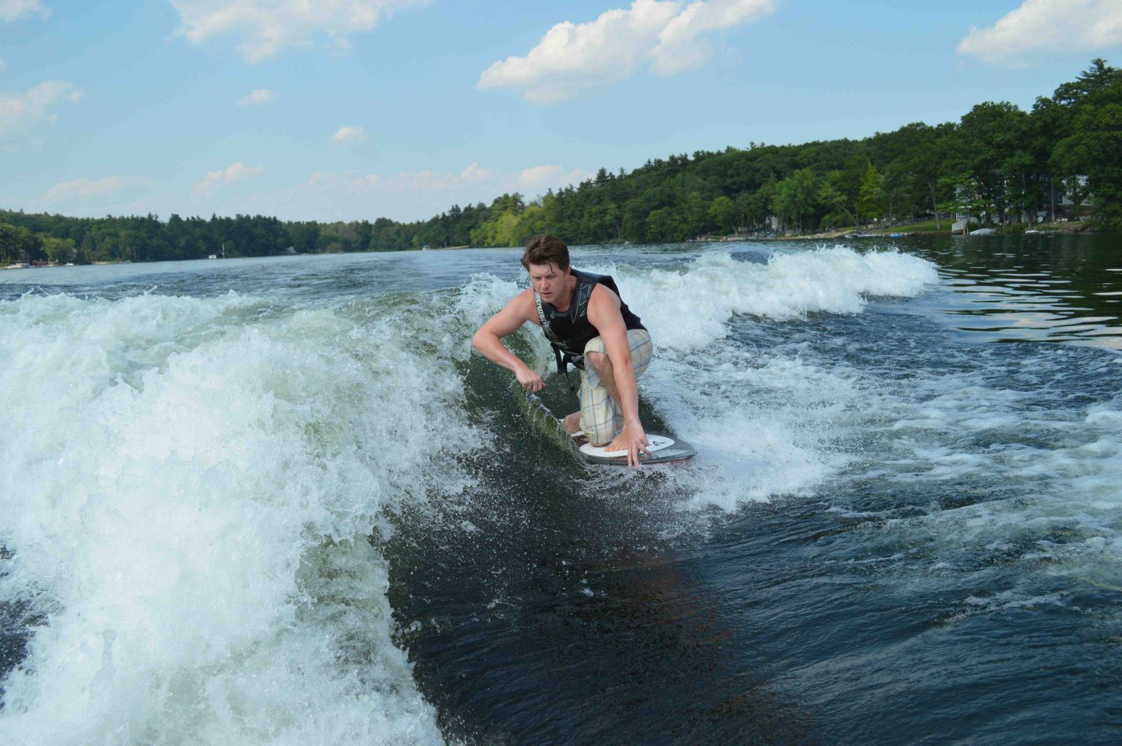 Wakesurfing Pose