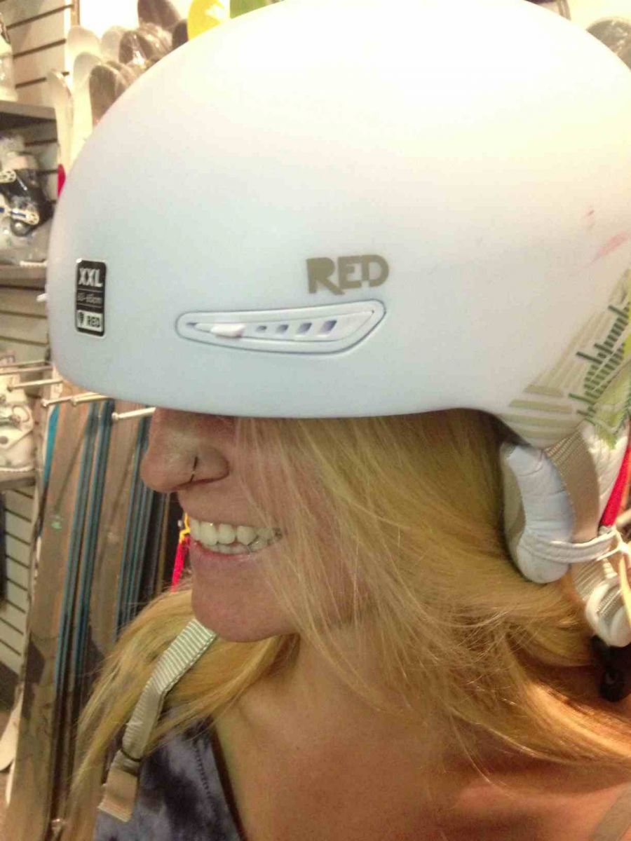 How to fit a ski helmet, Helmet too big