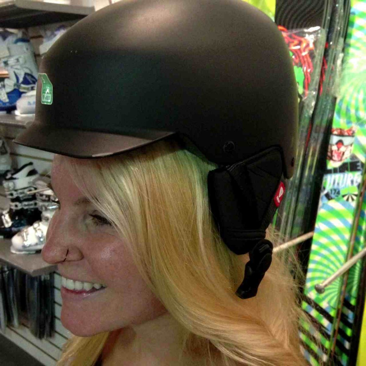 How to fit a helmet properly, Helmet size too small