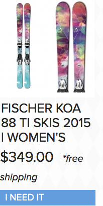 Fischer Koa 88 Women's Skis Cyber Monday