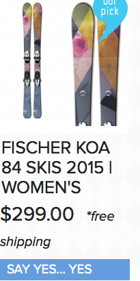 Fischer Koa 84 Women's Skis Cyber Monday