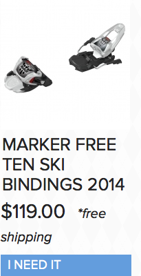 Marker Ski Binding Cyber Monday 