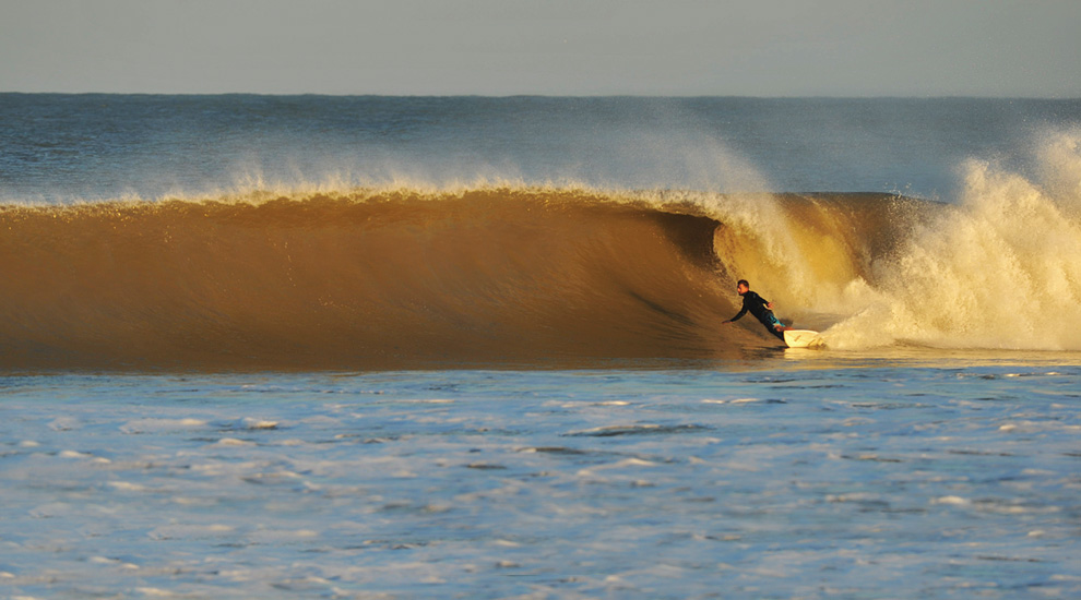 Surfing Hurricane Sandy