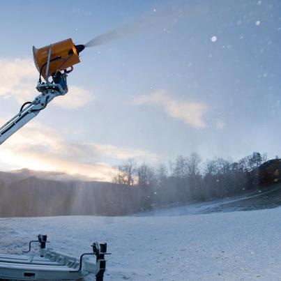 Cannon Mountain, New Hampshire, Snow Making, Early Season