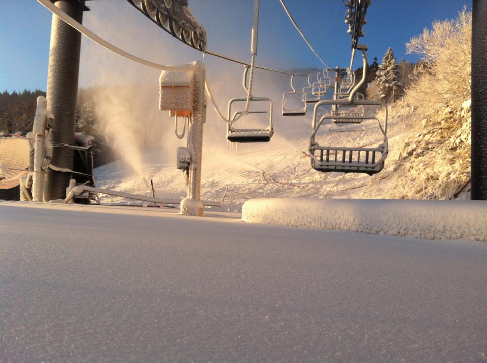 Killington, Vermont, Snow Making, Early Season