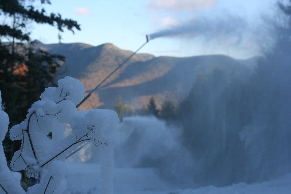 Loon Mountain, New Hampshire, Snow Making, Early Season