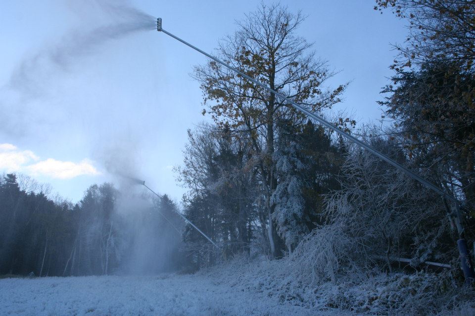 Loon Mountain, New Hampshire, Snow Making, Early Season