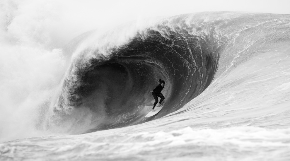 Surfing Hurricane Sandy