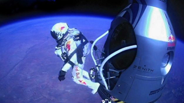 Red Bull Stratos, Space Jump, Sky Dive, Felix Baumgartner