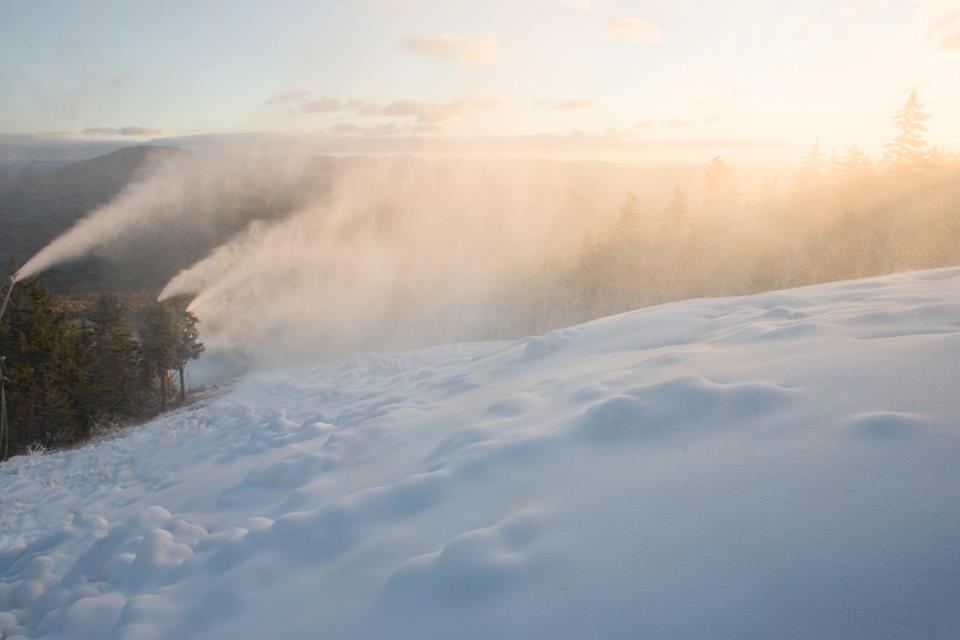 Sunday River, Maine, Snow Making, Early Season