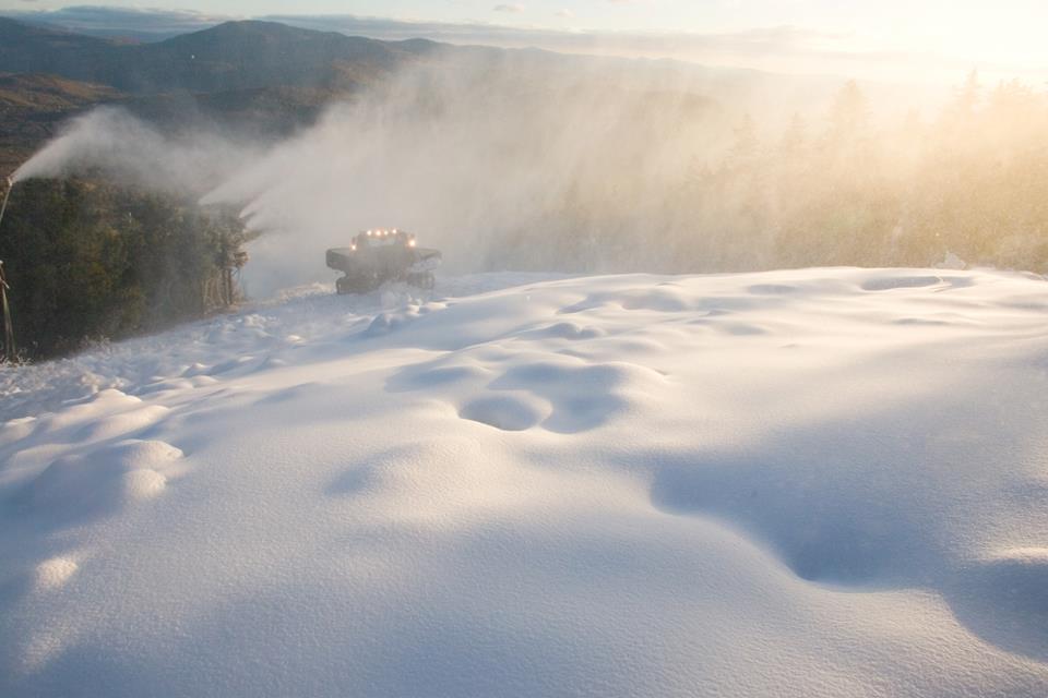 Sunday River, Maine, Snow Making, Early Season